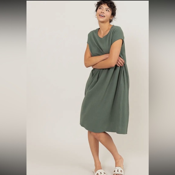 38 Fabulous MIDI Linen Blend Dress - Picture 3 of 6